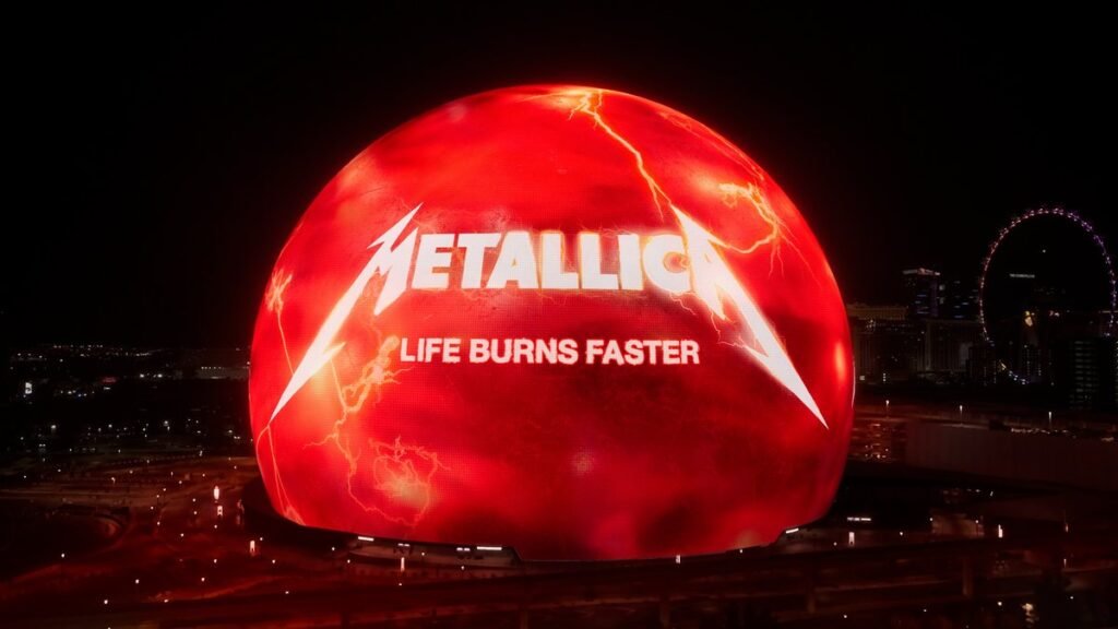 Metallica en Sphere Las Vegas, Life Burns Faster