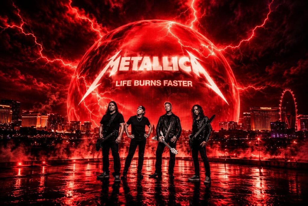 Metallica en Sphere Las Vegas, Life Burns Faster